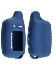 Чехол на пульт сигнализации резиновый темно-синий TW-9010/9020/9030 фото 1