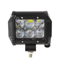 Дневные ходовые огни 6 диодов DRL-002, квадратные 12V/24V (1шт) фото 2