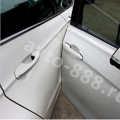 Уплотнитель на двери резинка/железо 10м, чёрный фото 3