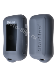 Чехол на пульт сигнализации силиконовый E90 серый фото 1