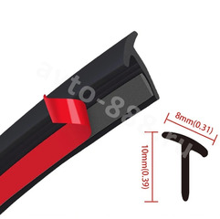 ACS-VNEL-NB5010 Уплотнитель со скотчем чёрный, длина 10м фото 1