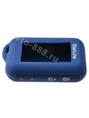 Чехол на пульт сигнализации силиконовый E90 темно-синий фото 2