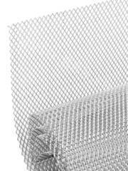 Сетка на решетку радиатора алюминиевая серебро средняя 1000*330 мм ячейка 6мм*12мм фото 2