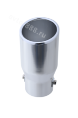 Насадка на глушитель ZXQ-683 хром фото 6