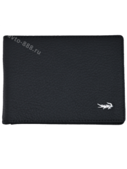 Визитница LACOSTA чёрная кожа, 5 отделов для карт фото 1