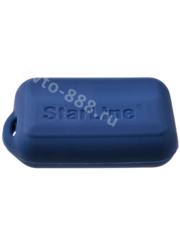 Чехол на пульт сигнализации силиконовый E90 темно-синий фото 3