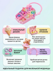 Резинки для волос детские（Мороженое-звезда）подарок фото 4