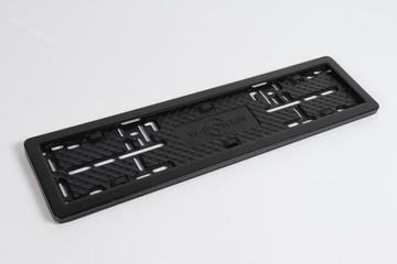 Рамка номера чёрная "Подходит для китайского и европейского автомобиля" (1шт) 8410-Ч фото 4