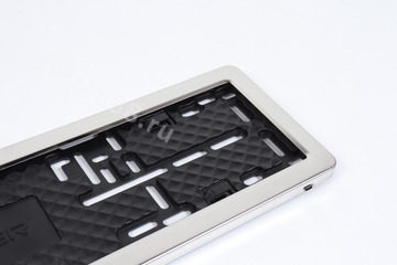 Рамка номера хром "Подходит для китайского и европейского автомобиля" (1шт) 8410-Х фото 3