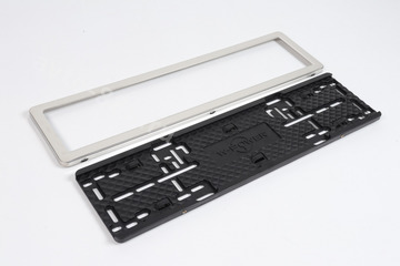 Рамка номера хром "Подходит для китайского и европейского автомобиля" (1шт) 8410-Х фото 4