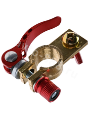 Клеммы для аккумулятора быстросъемные латунные ЕВРО (пара) BT28I-F фото 4