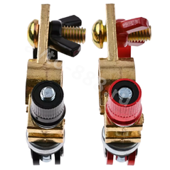 Клеммы для аккумулятора быстросъемные латунные ЕВРО (пара) BT28I-F фото 5