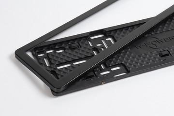 Рамка номера чёрная "Подходит для китайского и европейского автомобиля" (1шт) 8410-Ч фото 3