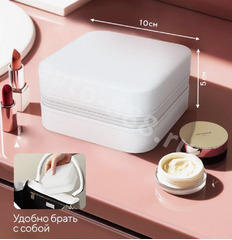 Шкатулка для украшений маленькая белый фото 3