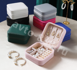 Шкатулка для украшений маленькая розовый фото 6