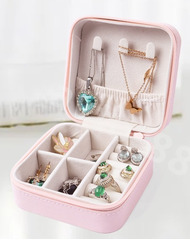 Шкатулка для украшений маленькая розовый фото 5