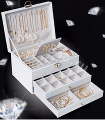 Шкатулка для украшений большая белый фото 1