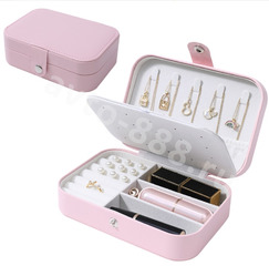 Шкатулка для украшений прямоугольная розовый фото 1