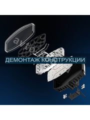 Дневные ходовые огни A03 68W 12V/36V (1шт)  фото 4