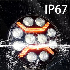 Дневные ходовые огни A06 80W 12V/36V (1шт)  фото 7