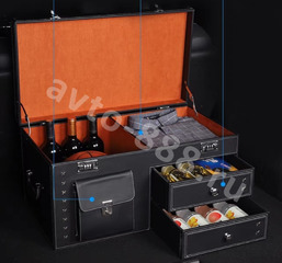 Органайзер в багажник автомобиля замок с паролем (чёрный) фото 6