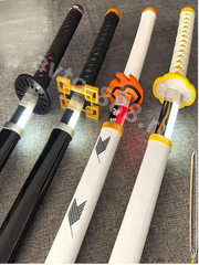 Катана Рукия Кучики-ZhangShen  bleach刀 纯白手柄 白壳 白银刀身 фото 5