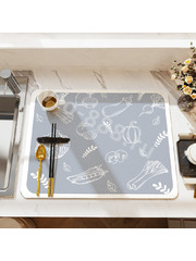 Коврик диатомитовый быстровпитывающий 40*50 CF-10 фото 1