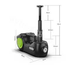 Домкрат электрический без гайковерт 5т  235-530мм фото 2