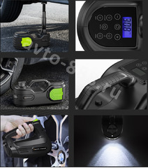 Домкрат электрический с гайковерт 3В1 5т  235-530мм фото 5