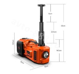 Домкрат электрический без гайковерт 5т  235-530мм фото 2