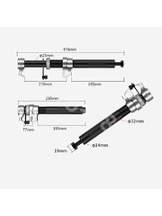 YZ-6052 Стяжки пружин авто с двойным захватом усиленные с фиксатором  фото 2