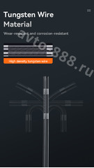 Эндоскоп автомобильный с экраном, длина зонда 1 метр, диаметр объектива 8 мм, диагональ экрана 4.3 дюйма фото 3