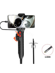 Эндоскоп автомобильный для телефона, длина зонда 1 метр, диаметр объектива 3.9 мм фото 1