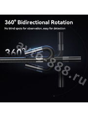 Эндоскоп автомобильный с экраном, длина зонда 1 метр, диаметр объектива 6 мм, диагональ экрана 4.3 дюйма фото 9