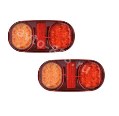 Задние габаритные огни для грузовиков D-2473 12/24V (2шт) фото 1