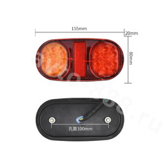 Задние габаритные огни для грузовиков D-2473 12/24V (2шт) фото 4