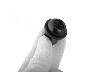 Гайка на колесо М12×1.5 с прокладкой (ключ 19) L35 чёрный (5шт) фото 3