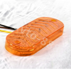 Фонари габаритные D-2349 24V (4шт) жёлтый фото 3