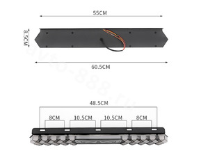 Задние габаритные огни для грузовиков D-3022 12/24V (1шт) фото 5