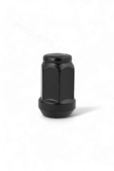 Гайка на колесо М12×1.5 конус (ключ 19) L32 чёрный (5шт) фото 3