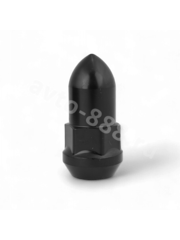 Гайка на колесо М12*1.5 конус (ключ 19) L45 ПИКА чёрный (5шт) фото 2