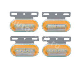 Фонари габаритные маленький D-2312 24V (4шт) жёлтый фото 1