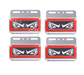 D-3012 Фонари габаритные  12/24V (4шт) красный фото 1