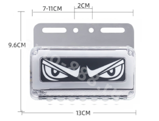 Фонари габаритные D-3012  12/24V (4шт) белый фото 2