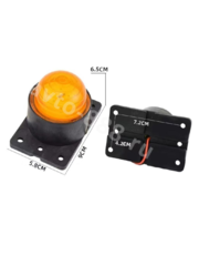 Фонари габаритные BD-0040 12/24V жёлтый (4шт) фото 3