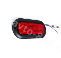 Фонари габаритные D-2272 12/24V красный (2шт) фото 13