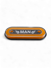 Фонари габаритные BD-0166 MAN 12/24V жёлтый (10шт) фото 3