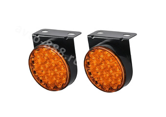 Фонари габаритные 24V жёлтый (2шт) D-2277 фото 4