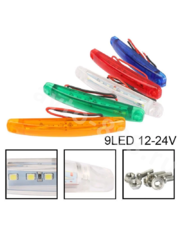 Фонари габаритные BD-0003 12/24V белый (20шт) фото 5