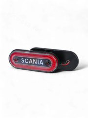 Фонари габаритные BD-0166 SCANIA 12/24V красный (10шт) фото 1